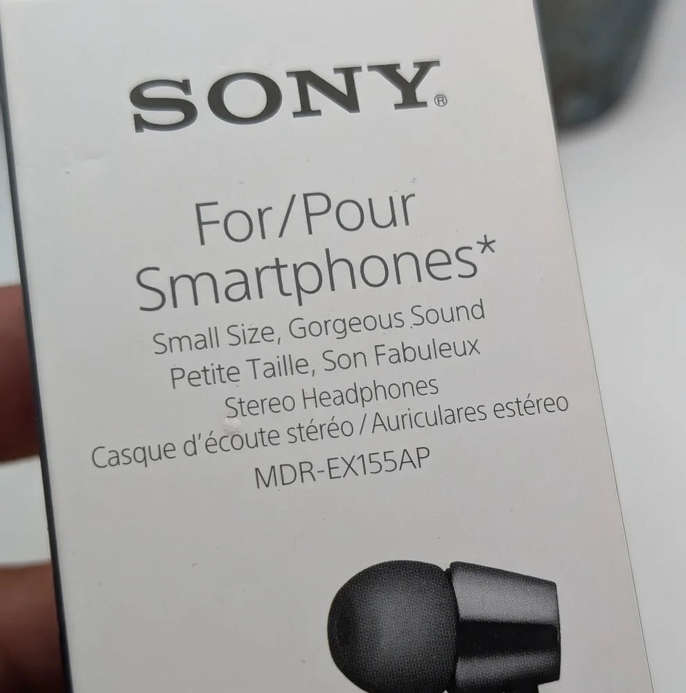 Sony Black Stereo Earbuds